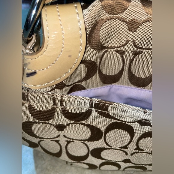 Coach signature Soho pleated Jacquard leather bag - Picture 10 of 10